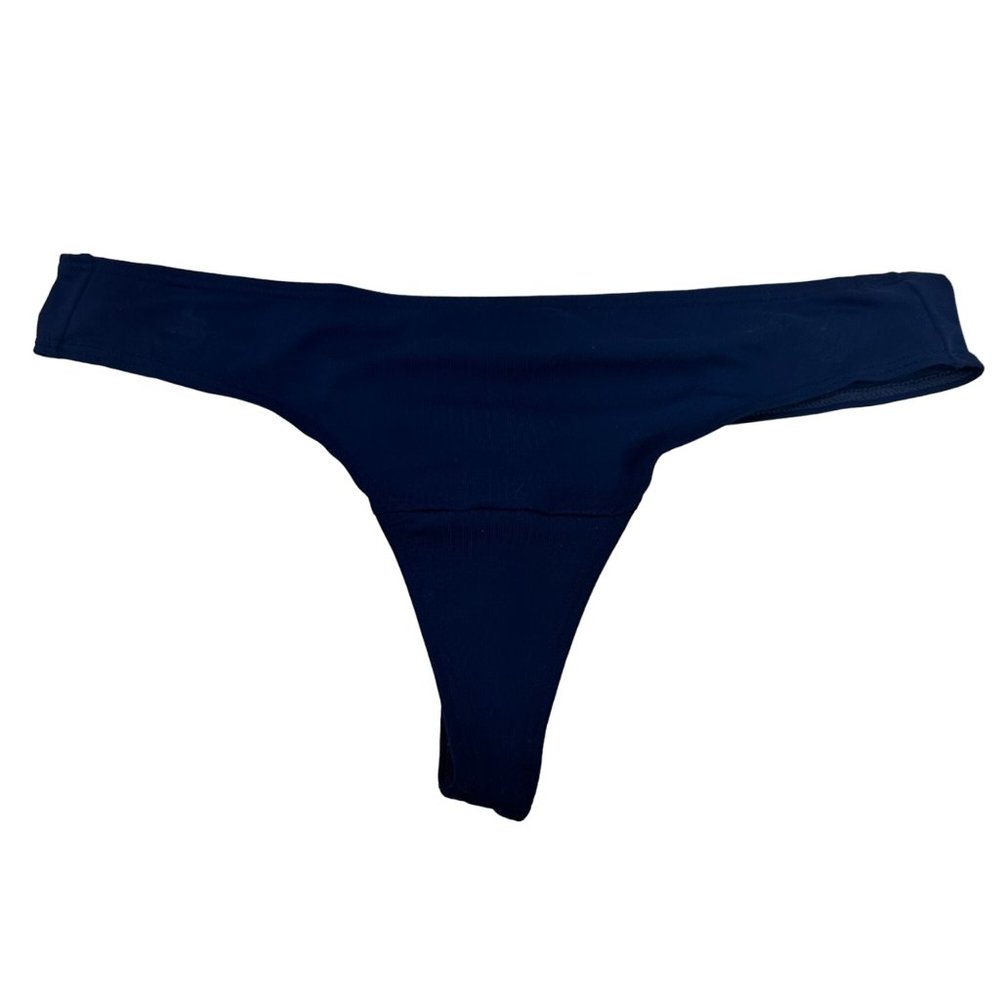 Hanes Women's Size 5 Small Panty Thong Blue New Without Tags